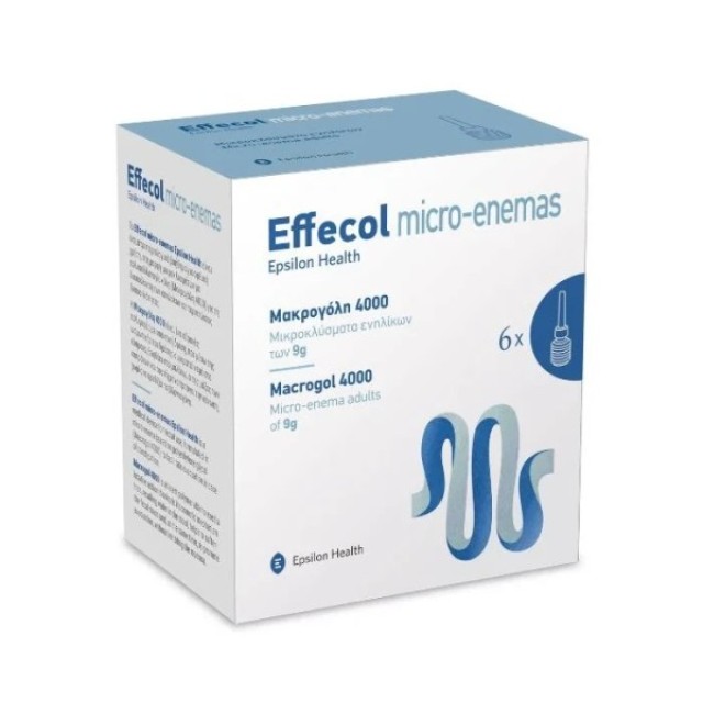 EPSILON HEALTH EFFECOL MICRO-ENEMAS 6x9G